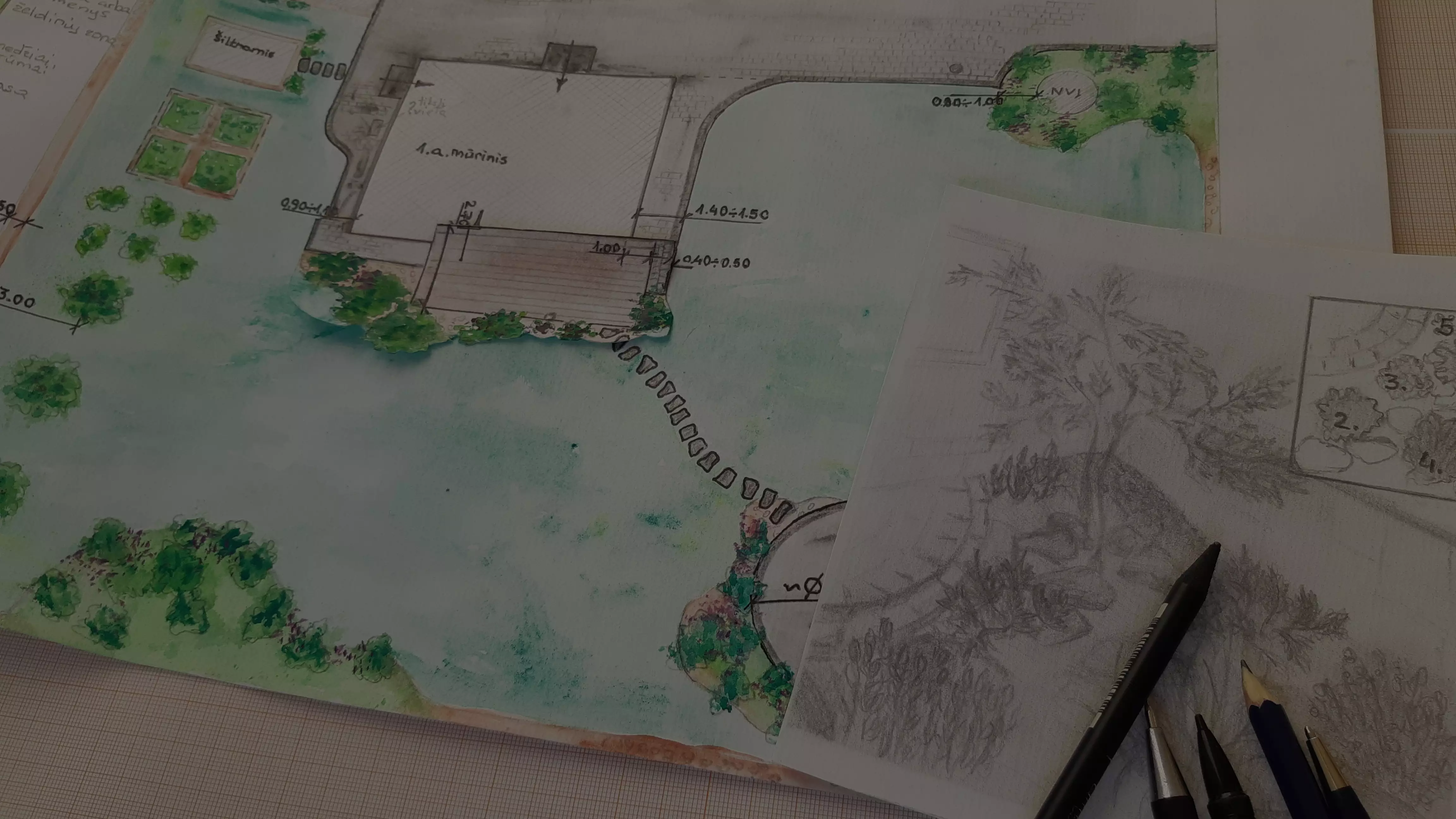 Apželdinimo projektavimas ir idėjų įgyvendinimas